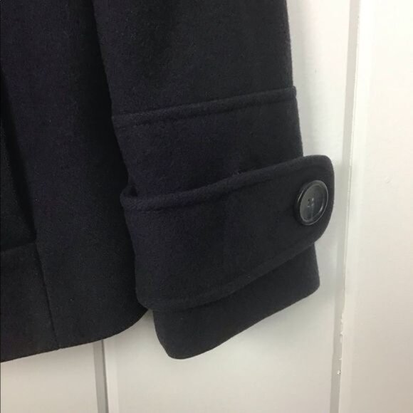 Ann Taylor LOFT Navy Virgin Wool Pea Coat - 6 - Picture 4 of 8